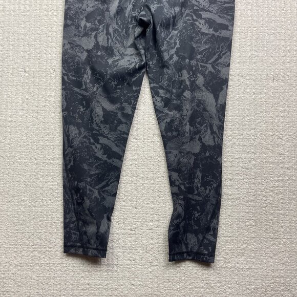 Lole High Waist Leggings Women’s Sz L Black / Grey Abstract AOP Athletic Yoga - Picture 8 of 8